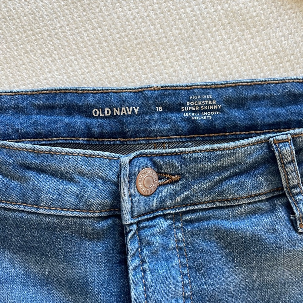 Old Navy Blue Skinny Jeans Classic Denim